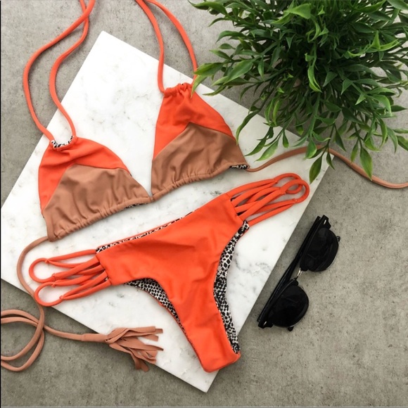 acacia swimwear Other - ACACIA bikini uns top size small and bottom set